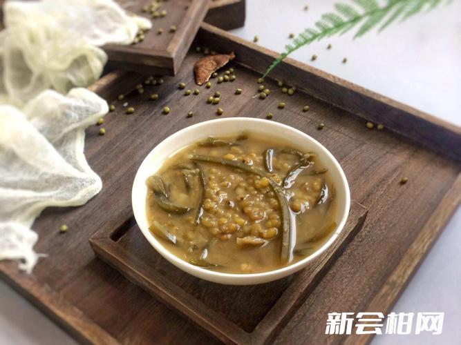 新会陈皮海带绿豆沙的做法！味道十分的赞！